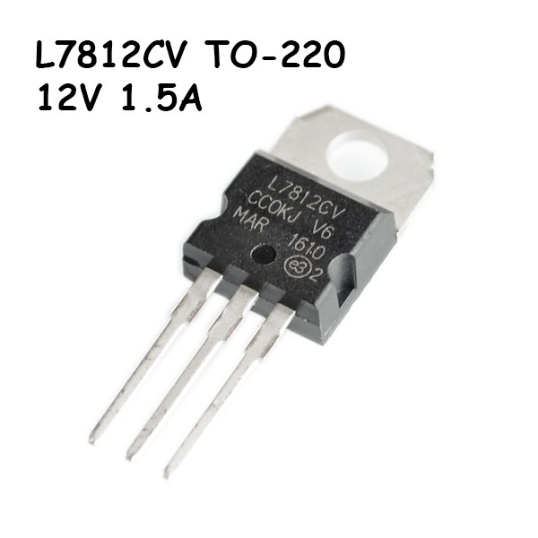 L7812 L7812CV LM7812 LM 7812 TO-220 เครื่องปรับแรงดันไฟฟ้าบวก 12V