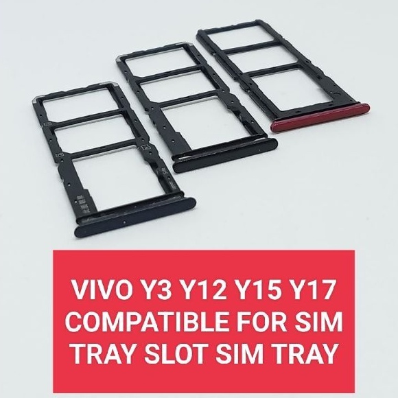 VIVO Y3 Y12 Y15 Y17 COMPATIBLE สําหรับ SIM TRAY SLOT SIM TRAY HOLDER SIM MEMORY CARD 1 ชิ้น