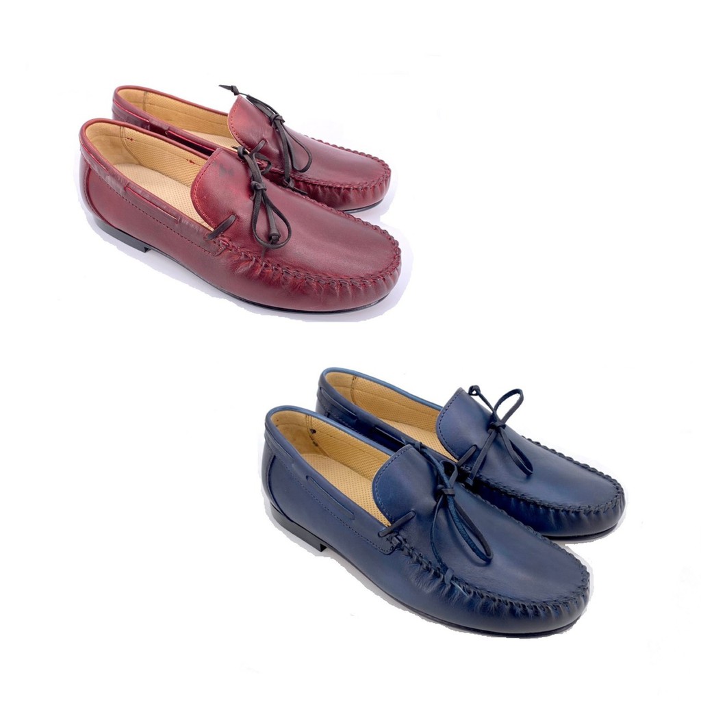 Saramanda รุ่น 197001 RYDER รองเท้าคัชชูผู้ชาย หนังแท้ แบบสวม 2 สี