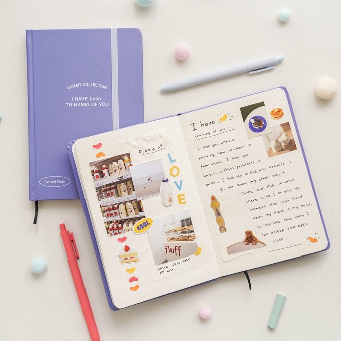 A5 Crabit pocket Notebook สําหรับบันทึกที่สะดวก dotgrid grid sketch 100gsm สมุดบันทึกปกแข็ง