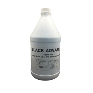 Black Advance น้ำยากำจัดตระใคร่น้ำดำ สำหรับสระว่ายน้ำ 1 แกลลอน black algae