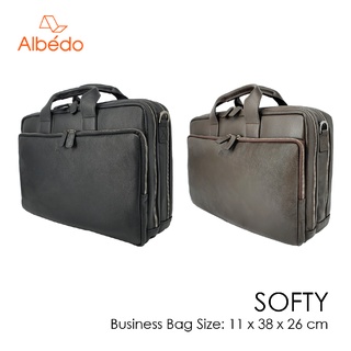 [Albedo] SOFTY BUSINESS BAG กระเป๋าเอกสาร/กระเป๋าคอมพิวเตอร์/กระเป๋าถือ/กระเป๋าหิ้วเอกสาร รุ่น SOFTY - SY05299/SY05279