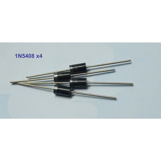 4ชิ้น 1N5408 3A 1000V Rectifier ไดโอดเร็กติฟาย