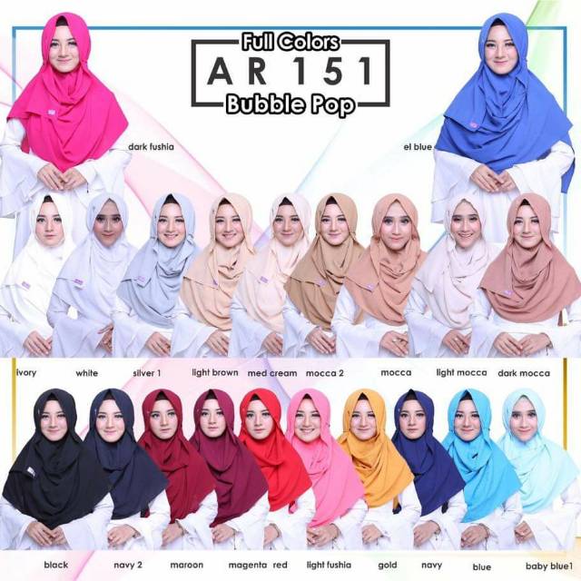 [ORIGINAL BERGO ARRAFI] AR151/LAST MUSLIM FASHION/แบรนด์ INSTANT HIJAB