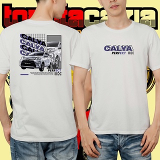 แขนสั้นcrew neckเสื้อยืด พิมพ์ลายกราฟฟิค Toyota Calya Streetwear คุณภาพพรีเมี่ยม S-XXXXL