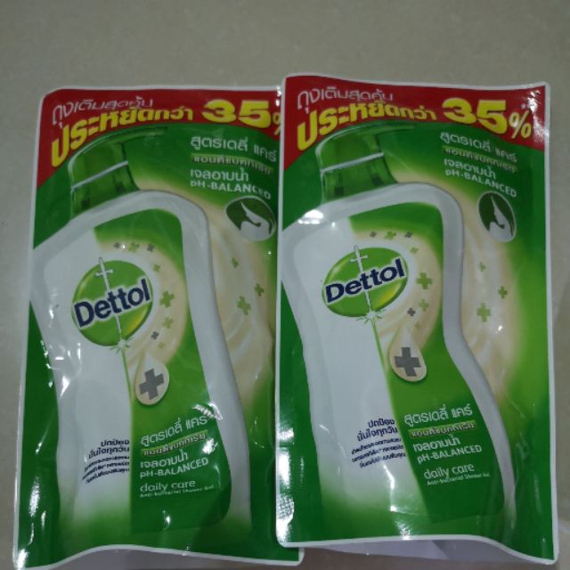 เจลอาบน้ำเดทตอลชนิดเติม ปกป้องมั่นใจทุกวัน แอนตี้แบคทีเรีย 400 ml.