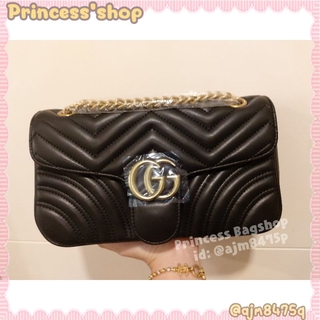 Princessshop สะพายข้างกุดชี่มาม่อน Hi-endหนังแท้