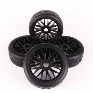 ยางล้อรถ 1:8 Buggy Wheel 17มม.Hex สําหรับ HSP Traxxas RC on Road 4 ชิ้น