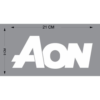 สติกเกอร์ ลาย AON Penaja Depan Jersi สําหรับติดตกแต่ง