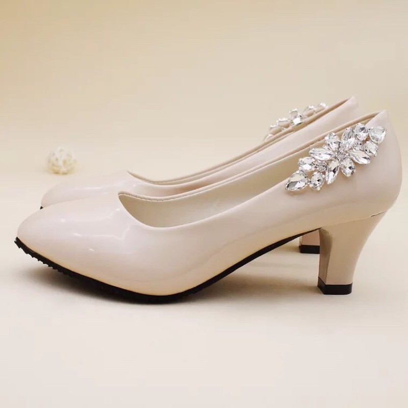 กิ๊บติดรองเท้า เพชรติดรองเท้าเจ้าสาว👠  มีแบบโบว์ 🎀 ขายเป็นคู่