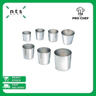 PRO CHEF PUDDING MOULDS แม่พิมพ์พุดดิ้งแสตนเลส รุ่น PRC1-BK-PM3