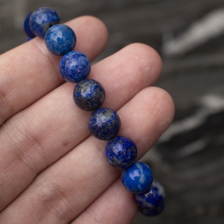 กำไลข้อมือพลอยลาพิส ลาซูลี (Lapis Lazuli) หนัก 30.64 กะรัต พลอยแท้ จากประเทศปากีสถาน