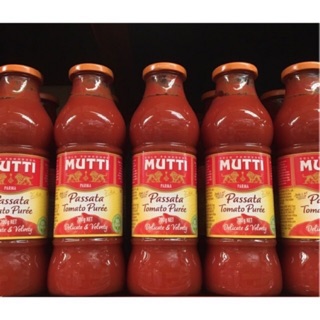 #คีโต  มูตติเนื้อมะเขือเทศบดละเอียดเข้มข้น  700 กรัม Mutti Passata Tomato Puree  ออเดอร์ละไม่เกิน 2 ขวด