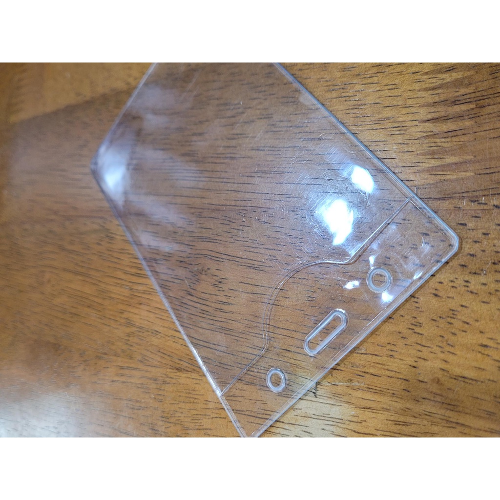 ซอง PVC ใส ใส่บัตรนักเรียน/บัตรพนักงาน แนวตั้ง ขนาดบัตร รูปที่ 6