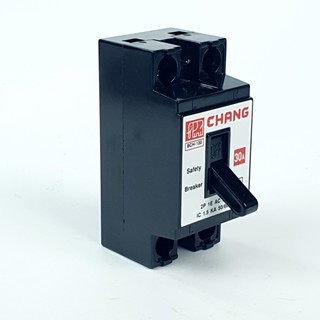 เซฟตี้เบรกเกอร์ ตราช้าง BCH-130 ขนาด 30A สีดำ Safety Breaker CHANG