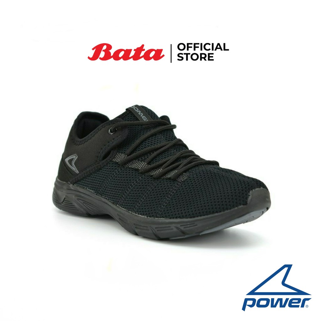 Bata POWER JUNIOR RUNNING รองเท้าผ้าใบเด็กชาย สีดำ รหัส 4296890