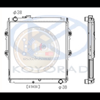 แผงหม้อน้ำ KOYORAD (MT) HILUX TIGER SPORT CRUISER 4WD (1KZ) ปี 00