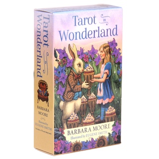 การ์ดเกม Wonderland Tarot Deck Divination Destiny สําหรับเล่นเกมส์