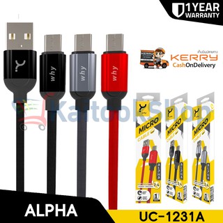 Why UC-1231A ALPHA Series l Micro USB Cable # 1 Year Warranty