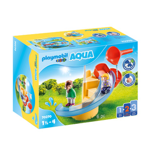 Playmobil 70270 Water Slide แอ็คชั่นฟิกเกอร์ 123 อควา สไลเดอร์น้ำ