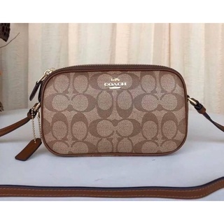 Coach crossbody brown color bag