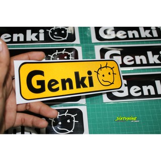 สติกเกอร์แต่งรถGenki