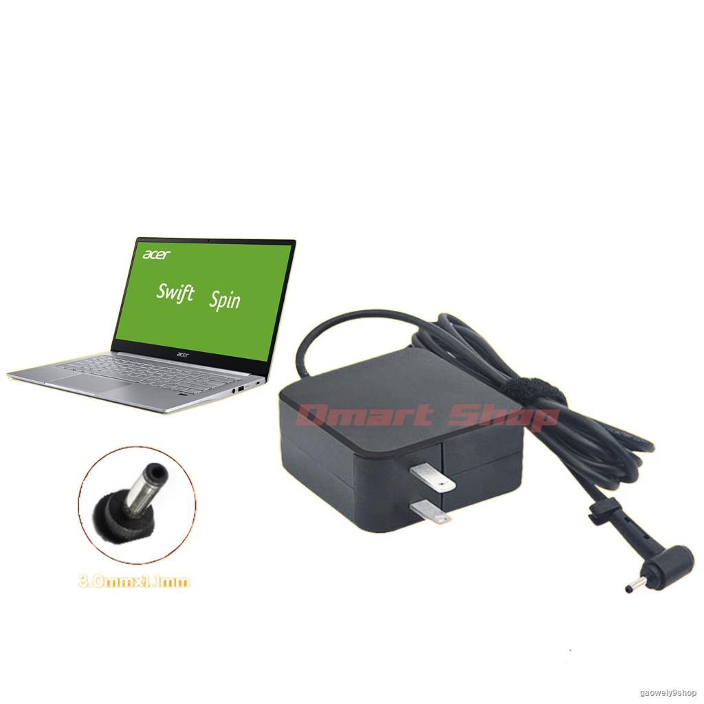 สปอตสินค้า⚡️ Acer ตลับ 45W 65W 19v 2.37a 3.42a 3.0 * 1.1 mm อะแดปเตอร์ ชาร์จไฟ โน๊ตบุ๊ค Spin Swift Notebook Adapter Char