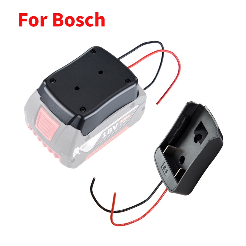 Hot อะแดปเตอร์แบตเตอรี่สําหรับ Bosch 18v dock power connector พร้อม 14 Awg สายไฟ DIY Connectors อะแดปเตอร์เครื่องมืออุปกรณ์เสริม