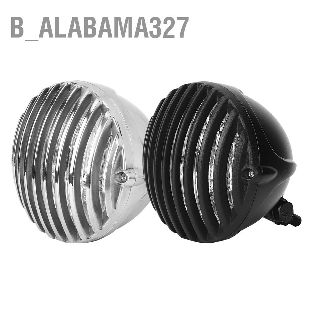 Alabama327 กระจังหน้ารถจักรยานยนต์ สไตล์วินเทจ 5.5 นิ้ว
