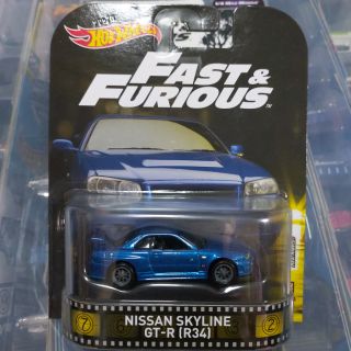 รถเหล็ก Hot wheels NISSAN SKYLINE GT-R (R34) FAST &amp; FURIOUS (Ib)