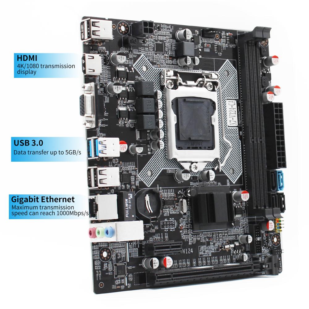 Intel B75 V124 Motherboard B75 LGA 1155 Motherboard Support Intel