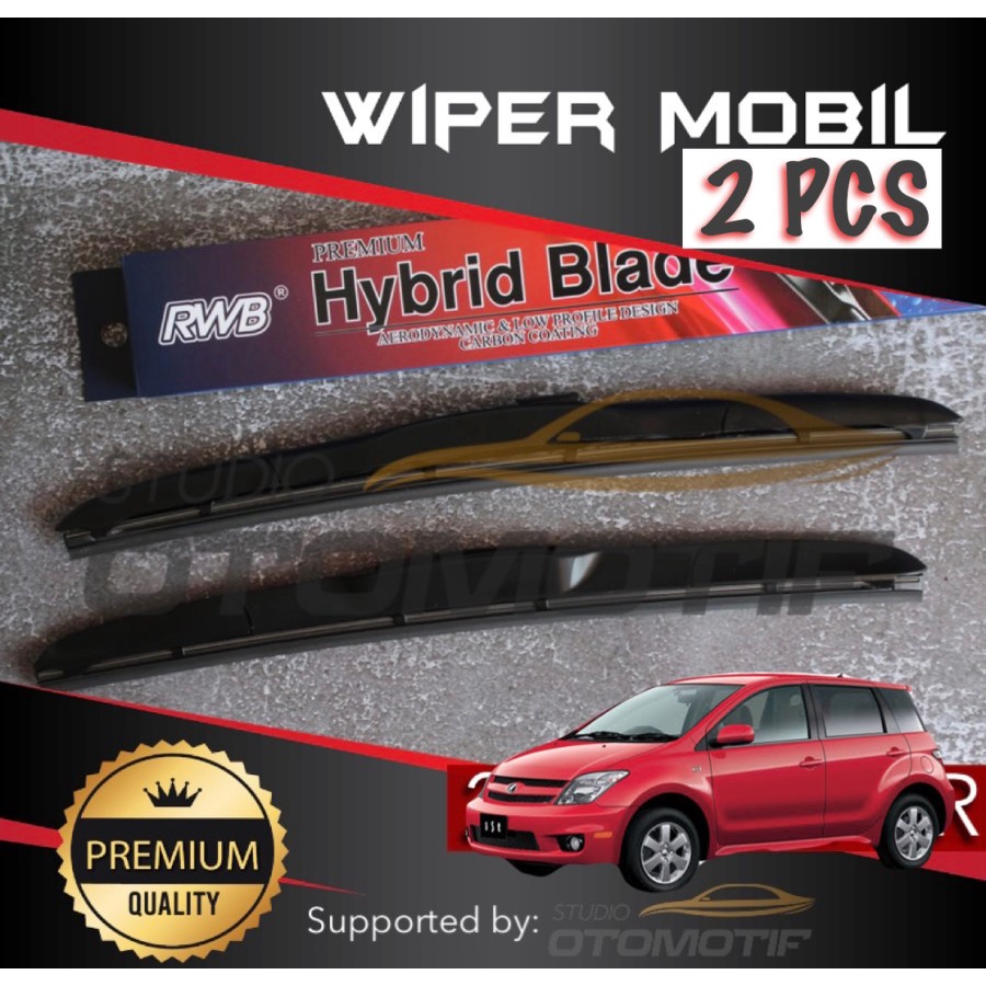 WIPER TOYOTA IST XP60 2002-2006 RWB GRAPHITE / WIPER RWB TOYOTA IST