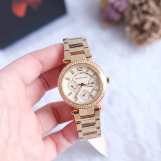 พร้อมส่ง❗️แท้💯🇺🇸 Michael Kors Womens Mini Parker Chrono Gold Tone