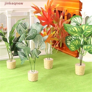 Jkth โมเดลต้นไม้จิ๋ว 1:6 สําหรับตกแต่งบ้านตุ๊กตา JKK