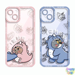 เคสมือถือ แบบนิ่ม ลายไดโนเสาร์ แมวน่ารัก สําหรับ VIVO V23E V23 V21E V21 4G 5G V20 V15 S1 Z1 X50 X60 Pro V9 Youth Y33S Y21S Y21 Y52 Y72 5G Y53S Y51 Y51A Y31 2021