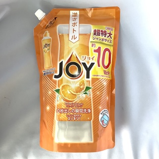 P&amp;G Joy Orange  Upside Down น้ำยาล้างจาน ชนิดเติม สำหรับขวด หัวคว่ำ สูตรฆ่าแบคทีเรีย กลิ่น ส้ม