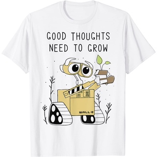 Disney Pixar Wall-E Good Thoughts Need To Grow เสื้อยืด - เสื้อยืดผู้ชาย - เสื้อยืดผู้หญิง - เสื้อยืดผู้หญิง - เสื้อยืดค