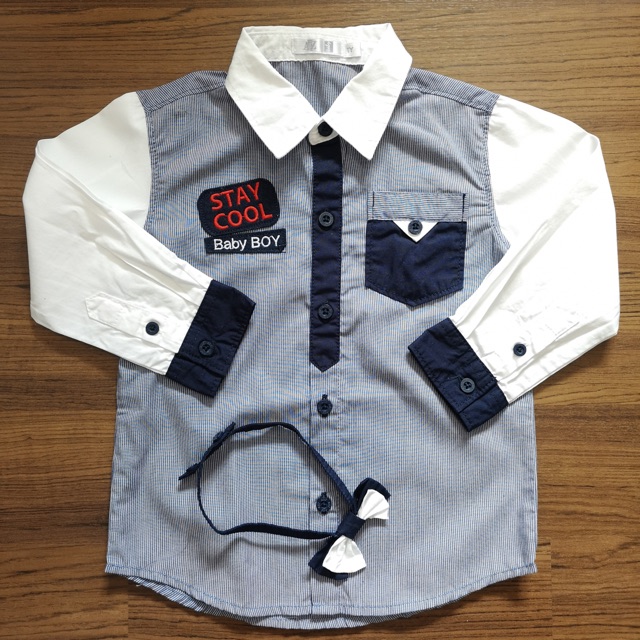 เสื้อเชิ้ต AIIZ size 1y ของใหม่