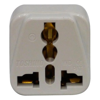 ปลั๊กแปลง ปลั๊กแปลงอเนกประสงค์ 3 ขากลม TOSHINO PS-18B ADAPTER PS-18B TOSHINO