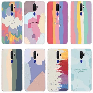 Oppo a1k a5 a9 2020 a31 2020 a8 เคส TPU นิ่ม ซิลิโคน ป้องกัน เคสโทรศัพท์