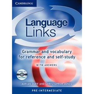 DKTODAY หนังสือ LANGUAGE LINKS PRE-INTERMEDIATE BOOK WITH ANS &amp; CD.