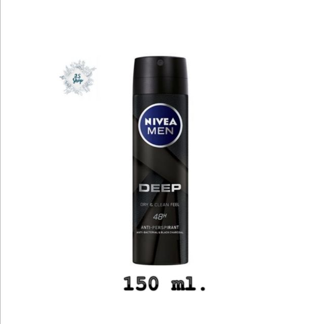 นีเวีย เมน ดีพ แบล็ค สเปรย์: NIVEA MEN DEEP BLACK SPRAY