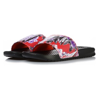 NIKE รองเท้าแตะหญิง NIKE BENASSI JDI PRINT แท้ สี BLACK/RED