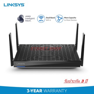 กระจายสัญญานไวไฟ เมชเร้าเเตอร์ LINKSYS MR9600 MAX-STREAM AX6000 DUAL-BAND MESH WIFI 6 ROUTER