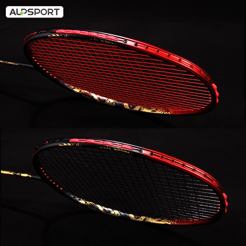 ALP QY 4U Max 35Lbs Golden Dragon 100 Full Carbon Fiber Badminton ...