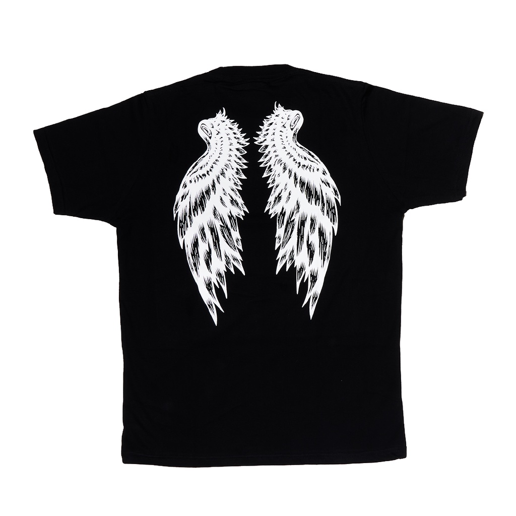 Runic - เสื้อยืดสีดํา Wings