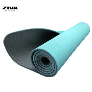 เสื่อโยคะ ZIVA TPE Yoga Mat 5 mm. สีทูโทน สินค้าลิขสิทธิ์แท้