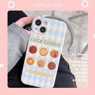 [พร้อมส่ง] เคสโทรศัพท์มือถือ ลายตารางบิสกิต รูบิค สําหรับ Apple iPhone 14 13 12 11 PROMAX XS XR XSMAX SE2020 6 7 8PLUS MINI