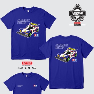 เสื้อยืดผ้าฝ้ายพิมพ์ลายเสื้อยืด พิมพ์ลายอนิเมะ BAKUSOU KYOUDAI LETS AND GO MAGNUM SABER สําหรับผู้ชาย
