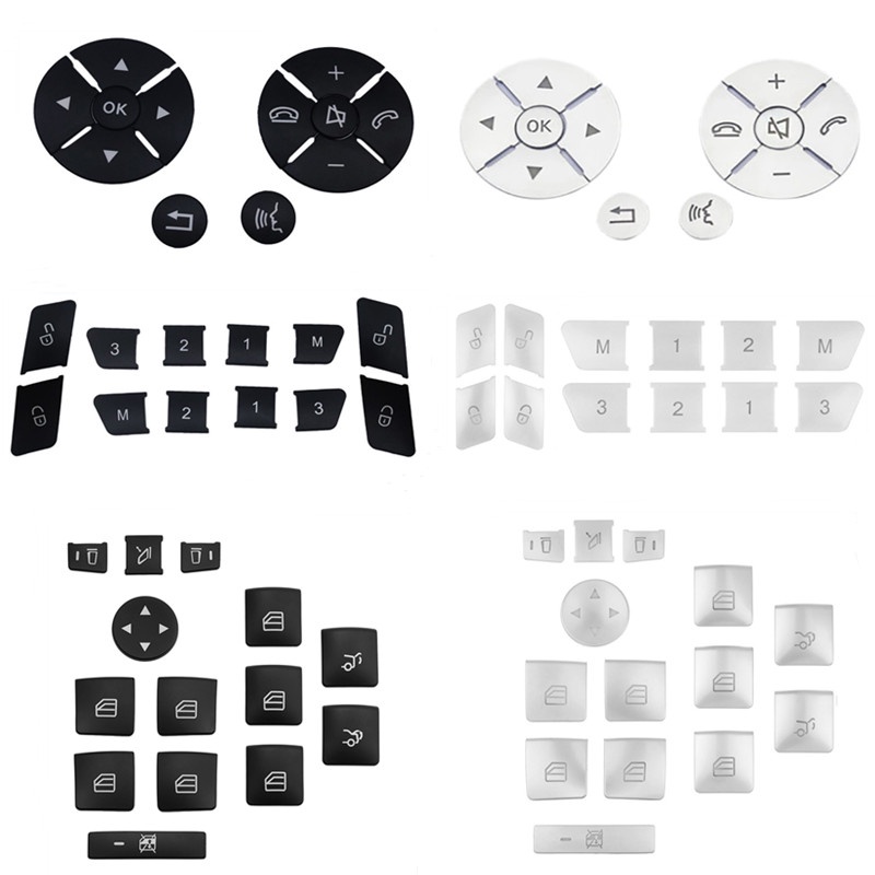 ประตูและหน้าต่าง สติ๊กเกอร์ปุ่มปลดล็อครถยนต์, อุปกรณ์เสริมสําหรับ Mercedes Benz CE Class W204 W212 t
